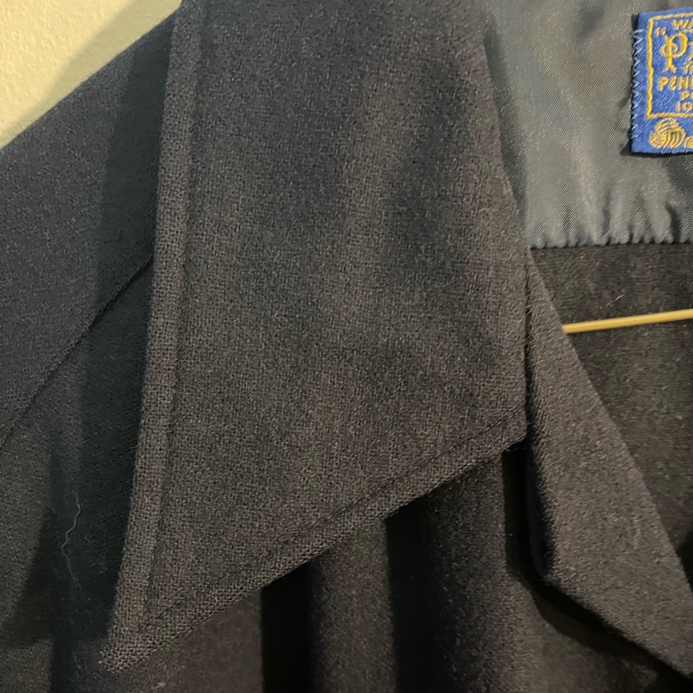 Classic Pendleton Navy 100% Virgin Wool Shirt/Jac… - image 5